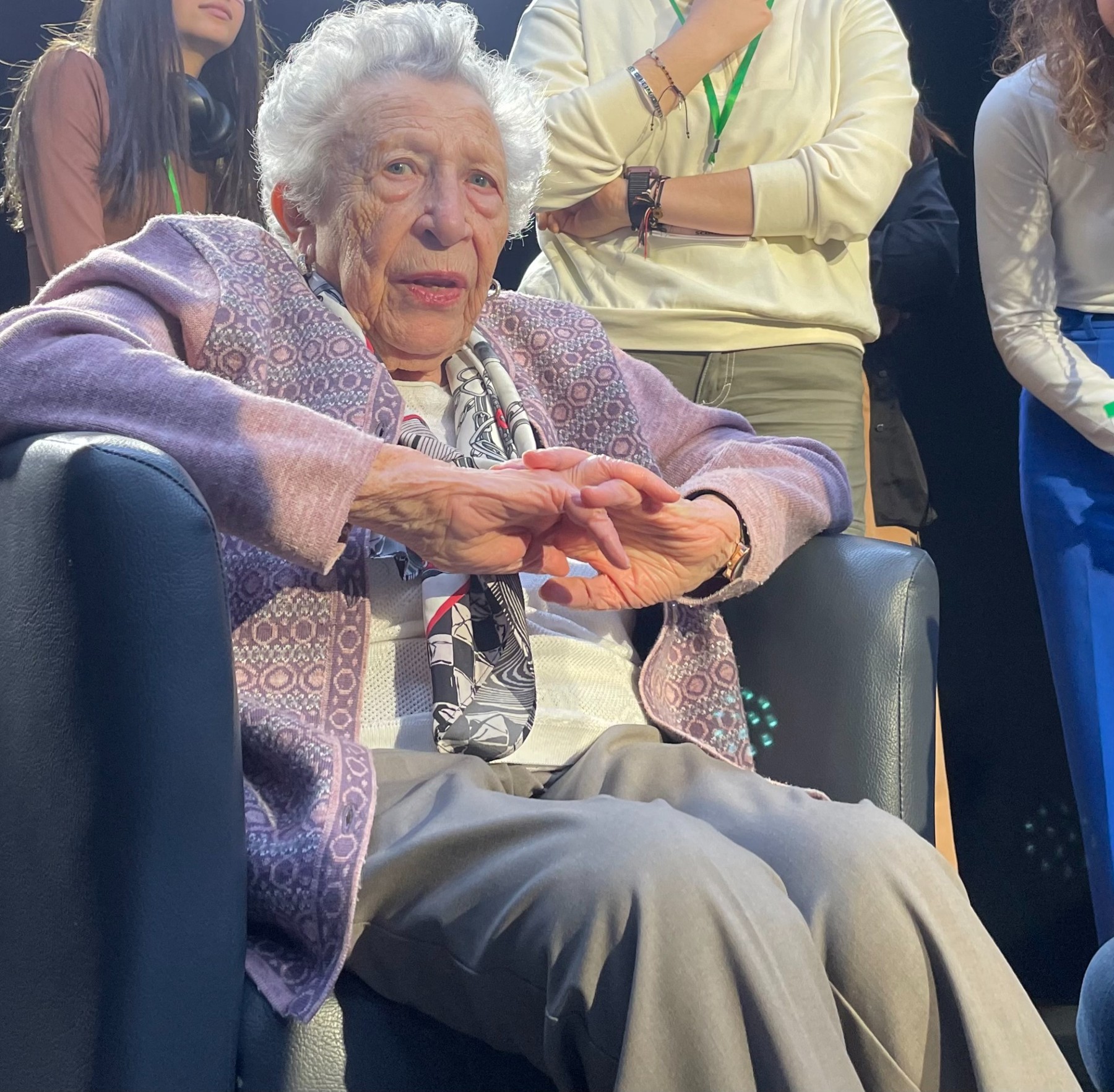 Mme Simone Polak lors de la rencontre du 2 avril 2024